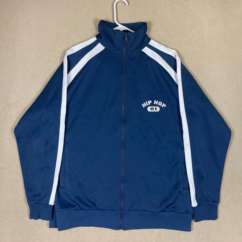 Re:verb Mens L Full Zip Sweater Pockets‎ Mock Neck